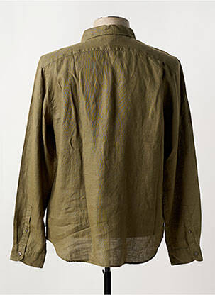 Chemise manches longues coupe cintrée vert PAUL SMITH homme