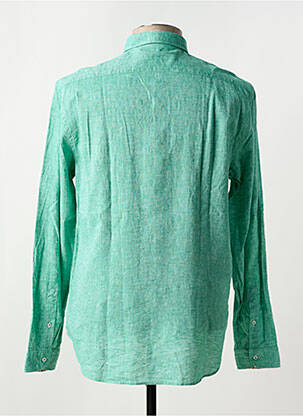 Chemise manches longues coupe cintrée vert MANUEL RITZ homme