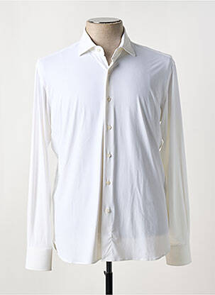 Chemise manches longues coupe cintrée blanc ORIAN homme