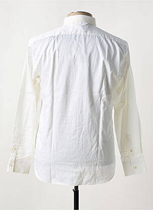 Chemise manches longues tissage popeline beige KARL LAGERFELD homme