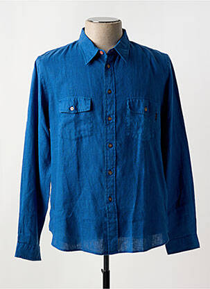 Chemise manches longues poches bleu PAUL SMITH homme