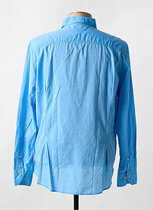 Chemise manches longues coupe cintrée bleu STENSTRÔMS homme