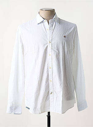 Chemise manches longues coupe cintrée blanc NAPAPIJRI homme