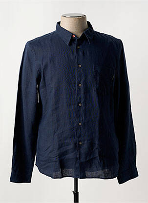 Chemise manches longues coupe cintrée bleu PAUL SMITH homme