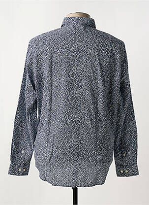 Chemise manches longues coupe cintrée bleu HUGO BOSS homme