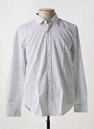 Chemise manches longues imprimé fantaisie noir HUGO BOSS homme