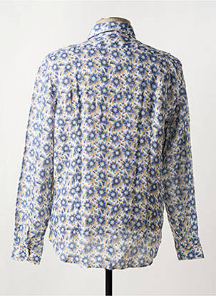 Chemise manches longues imprimé fleurs bleu MANUEL RITZ homme