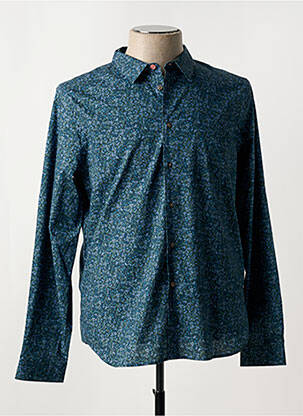 Chemise manches longues imprimé fantaisie bleu PAUL SMITH homme