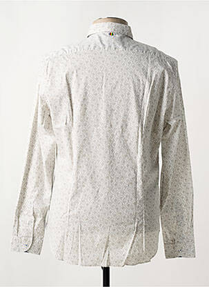 Chemise manches longues imprimé fleurs beige MANUEL RITZ homme