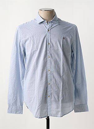 Chemise manches longues coupe cintrée bleu NAPAPIJRI homme