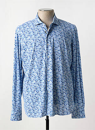 Chemise manches longues coupe cintrée bleu ORIAN homme