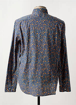 Chemise manches longues imprimé fleurs bleu MANUEL RITZ homme