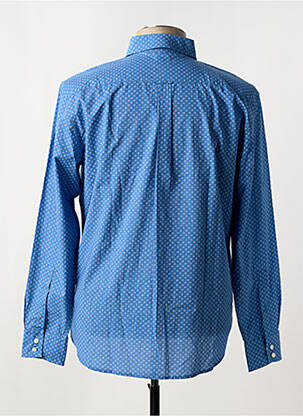 Chemise manches longues imprimé fantaisie bleu HUGO BOSS homme