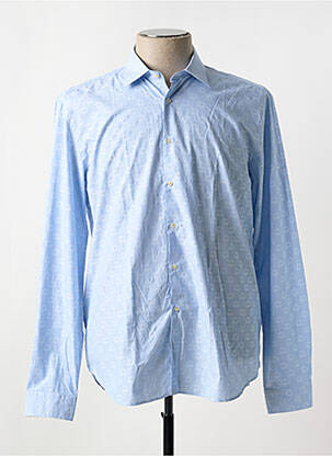 Chemise manches longues imprimé fleurs bleu MANUEL RITZ homme