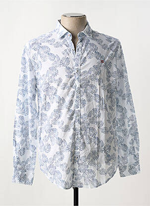 Chemise manches longues coupe cintrée bleu NAPAPIJRI homme