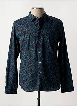 Chemise manches longues imprimé fantaisie bleu PAUL SMITH homme