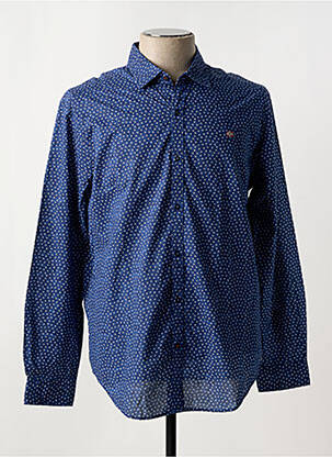 Chemise manches longues imprimé fantaisie bleu NAPAPIJRI homme