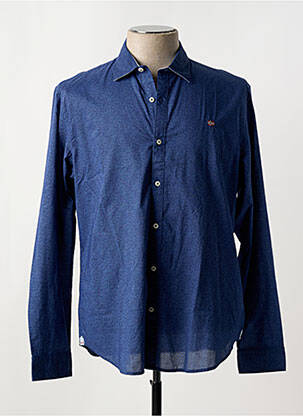 Chemise manches longues imprimé fantaisie bleu NAPAPIJRI homme