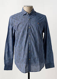 Chemise manches longues imprimé fantaisie bleu NAPAPIJRI homme