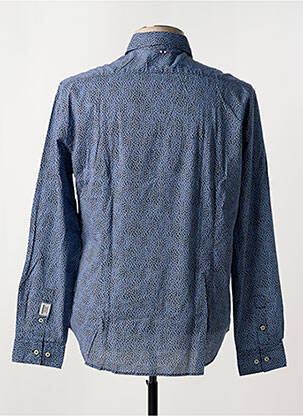 Chemise manches longues imprimé fantaisie bleu NAPAPIJRI homme