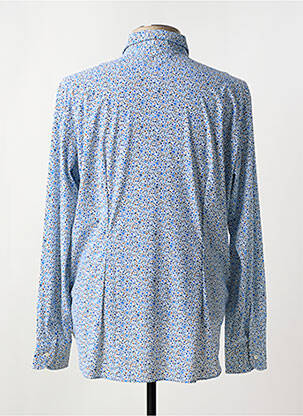Chemise manches longues coupe cintrée bleu ORIAN homme
