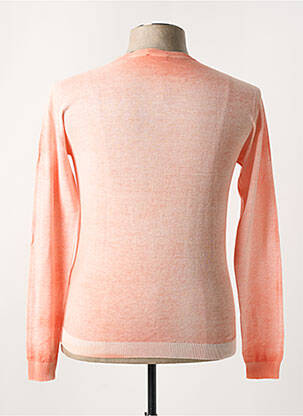 Pull stretch manches longues orange AROVESCIO homme