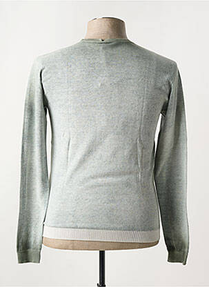 Pull stretch manches longues vert AROVESCIO homme
