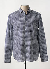 Chemise manches longues bleu MANUEL RITZ pour homme seconde vue