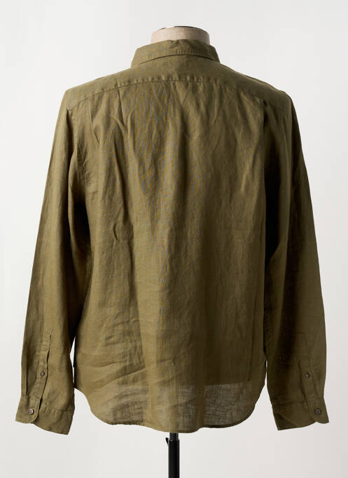Chemise manches longues coupe cintrée vert PAUL SMITH homme