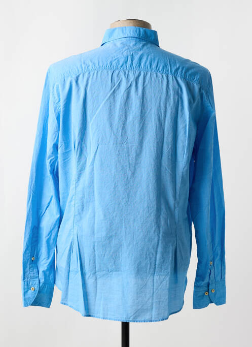 Chemise manches longues coupe cintrée bleu STENSTRÔMS homme