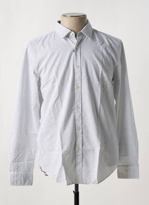 Chemise manches longues imprimé fantaisie noir HUGO BOSS homme
