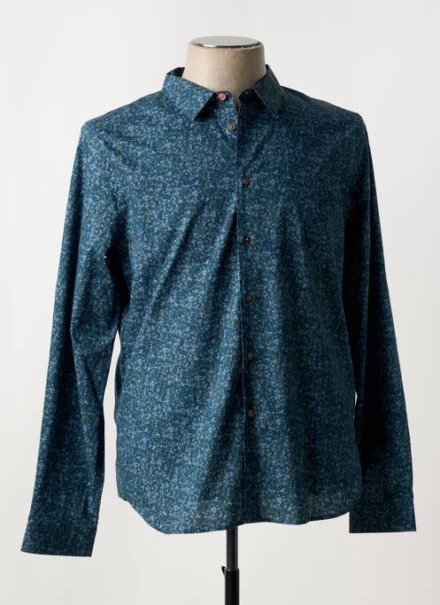 Chemise manches longues imprimé fantaisie bleu PAUL SMITH homme