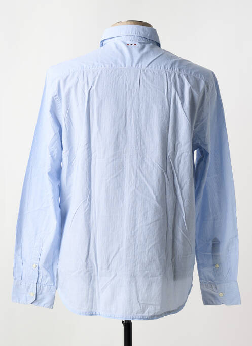 Chemise manches longues imprimé rayures bleu NAPAPIJRI homme