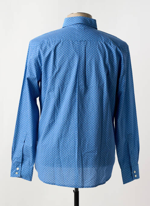 Chemise manches longues imprimé fantaisie bleu HUGO BOSS homme