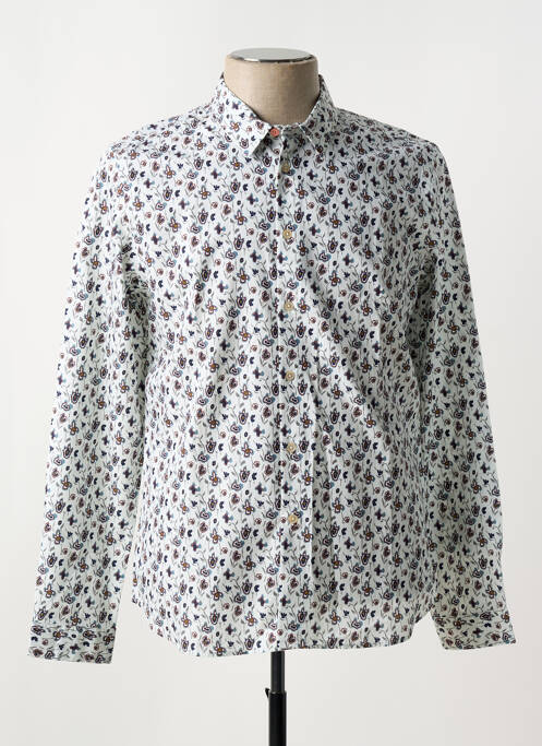 Chemise manches longues coupe cintrée beige PAUL SMITH homme