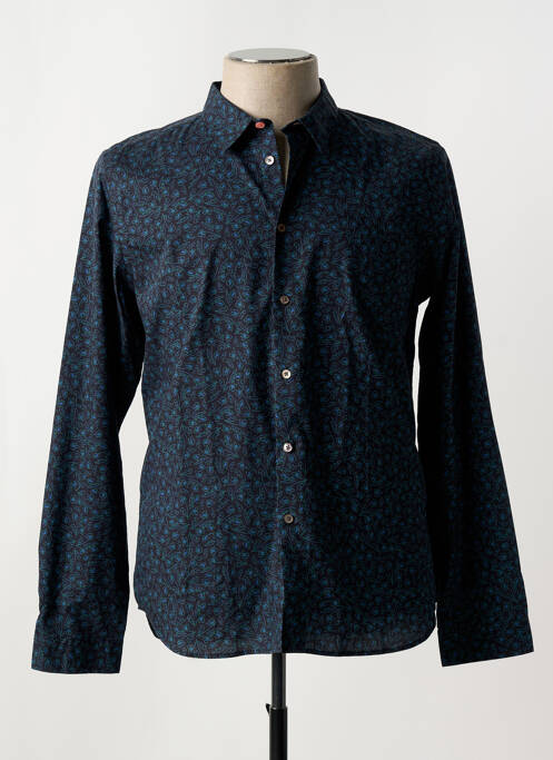 Chemise manches longues imprimé fantaisie bleu PAUL SMITH homme