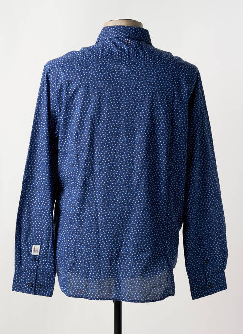 Chemise manches longues imprimé fantaisie bleu NAPAPIJRI homme