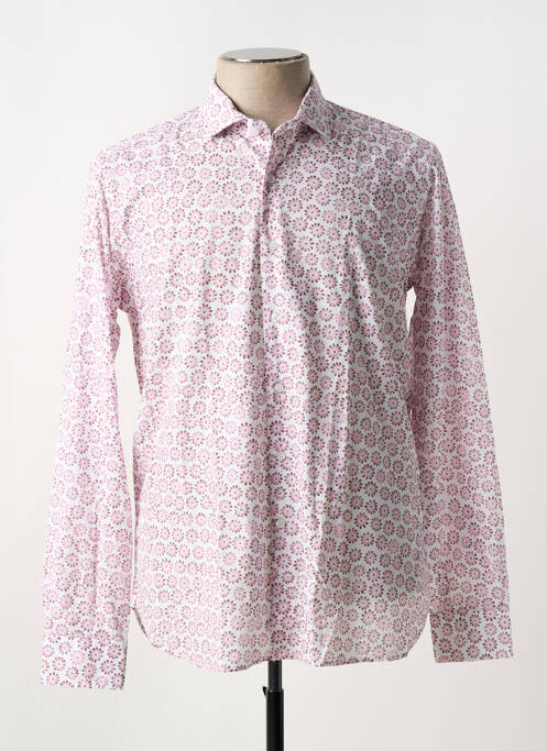 Chemise manches longues coupe cintrée rouge ORIAN homme