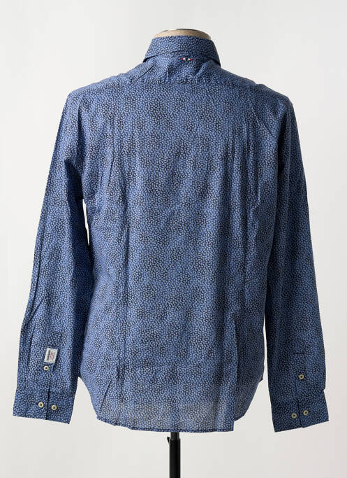 Chemise manches longues imprimé fantaisie bleu NAPAPIJRI homme