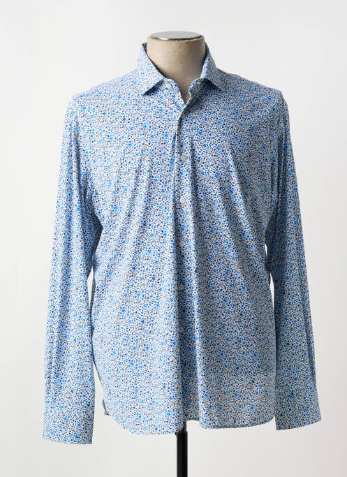 Chemise manches longues coupe cintrée bleu ORIAN homme