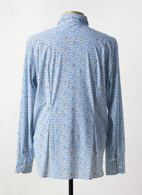 Chemise manches longues coupe cintrée bleu ORIAN homme