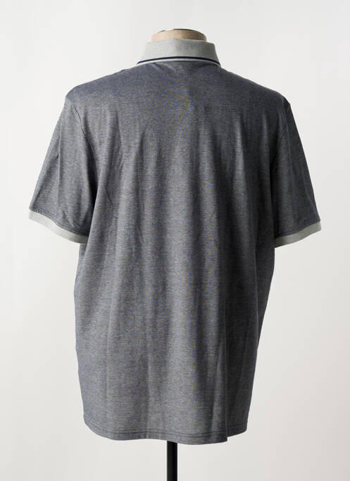 Polo tissage chiné manches courtes gris HUGO BOSS homme