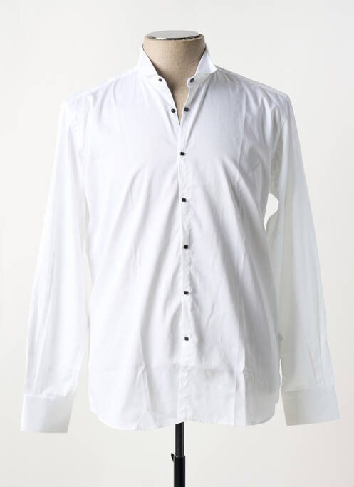 Chemise manches longues blanc KARL LAGERFELD pour homme