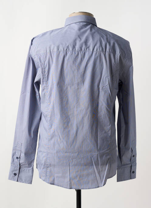 Chemise manches longues bleu BIKKEMBERGS homme