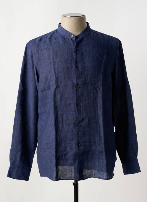 Chemise manches longues bleu HUGO BOSS pour homme