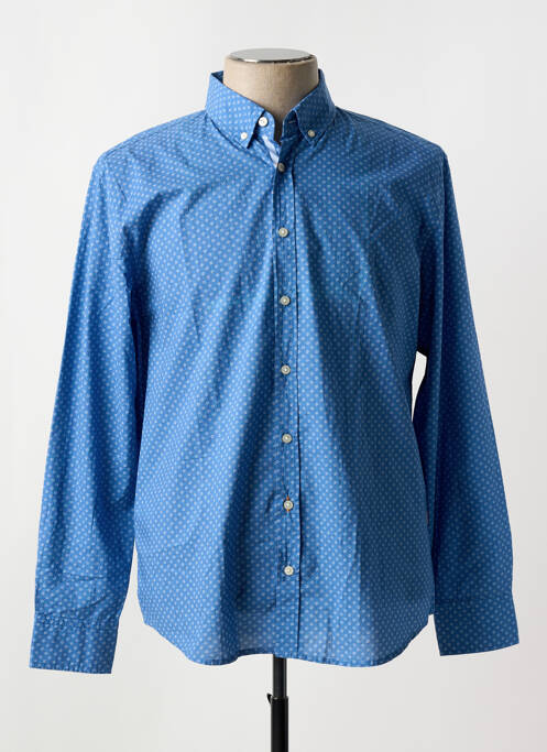 Chemise manches longues bleu HUGO BOSS pour homme