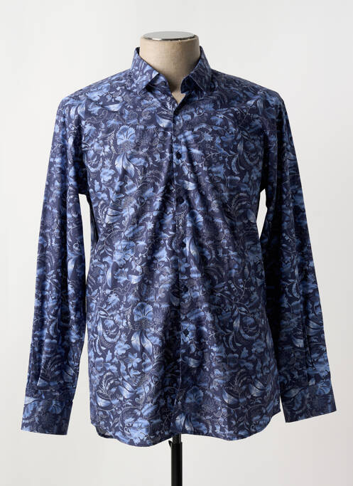 Chemise manches longues bleu KARL LAGERFELD pour homme