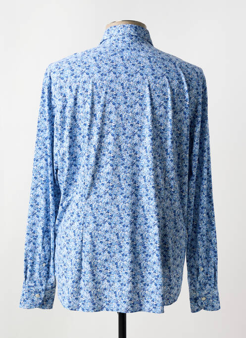 Chemise manches longues bleu ORIAN homme