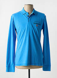 Polo manches longues manches longues bleu NAPAPIJRI homme