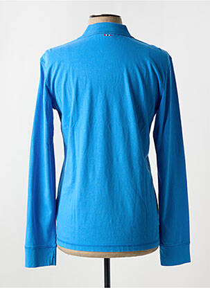 Polo manches longues manches longues bleu NAPAPIJRI homme